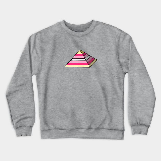 Pyramid Pride Crewneck Sweatshirt by traditionation